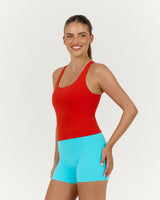 LUXE NINA TOP - FIERY RED