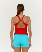 LUXE NINA TOP - FIERY RED