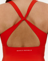 LUXE NINA TOP - FIERY RED