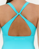 LUXE NINA TOP - TURQUOISE