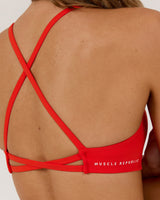 LUXE NORA BRA - FIERY RED