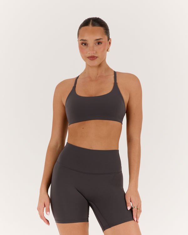 LUXE NORA BRA - PEBBLE