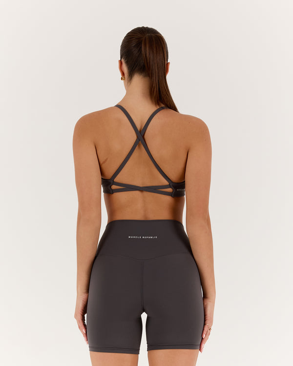 LUXE NORA BRA - PEBBLE