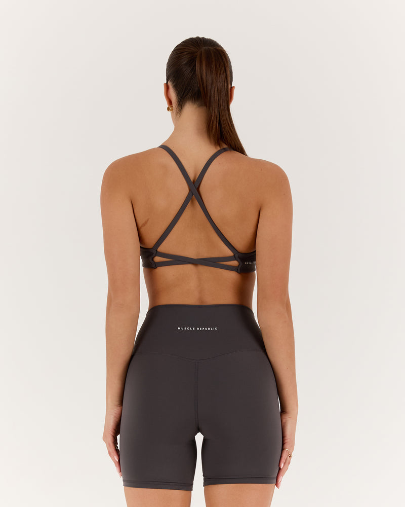 LUXE NORA BRA - PEBBLE