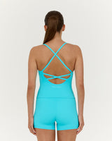 LUXE NORA TOP - TURQUOISE