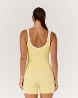 LUXE OLIVIA TOP - DOUBLE BUTTER WHITE
