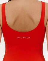 LUXE OLIVIA TOP - FIERY RED