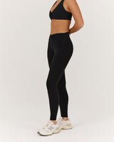 LUXE PIPER LEGGINGS 28" - BLACK