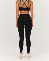 LUXE PIPER LEGGINGS 28" - BLACK