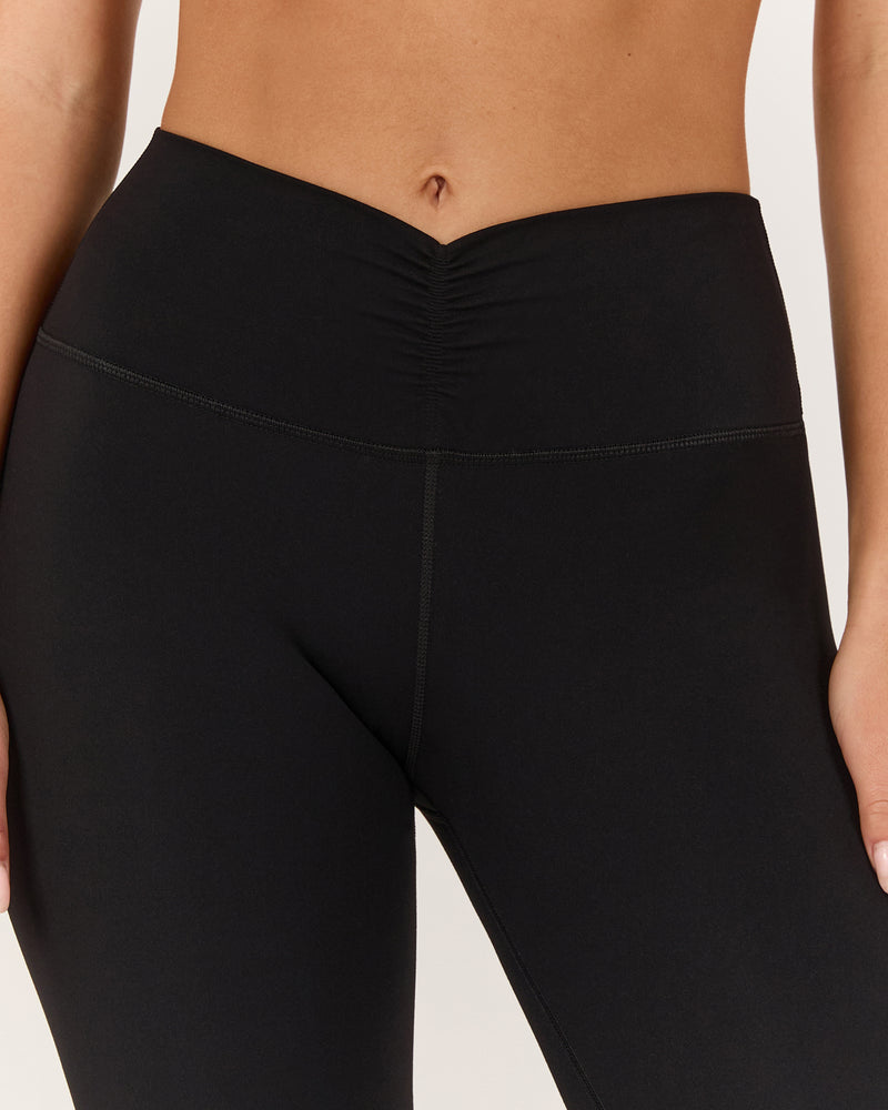 LUXE PIPER LEGGINGS 28" - BLACK