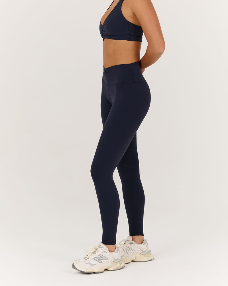 LUXE PIPER LEGGINGS 28" - DEEP NAVY
