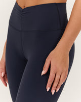 LUXE PIPER LEGGINGS 28" - DEEP NAVY