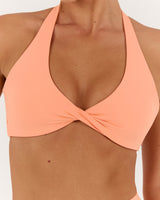 LUXE SABRINA BRA - PEACH