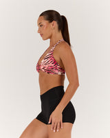 LUXE SABRINA BRA - TIGER PEACH