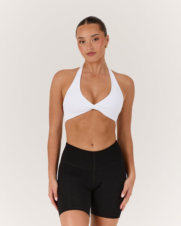 LUXE SABRINA BRA - WHITE