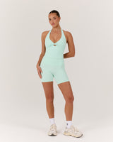 LUXE SABRINA TOP - MINT