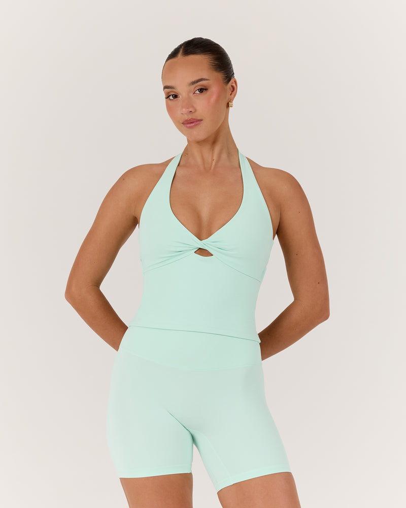 LUXE SABRINA TOP - MINT