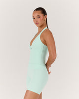 LUXE SABRINA TOP - MINT