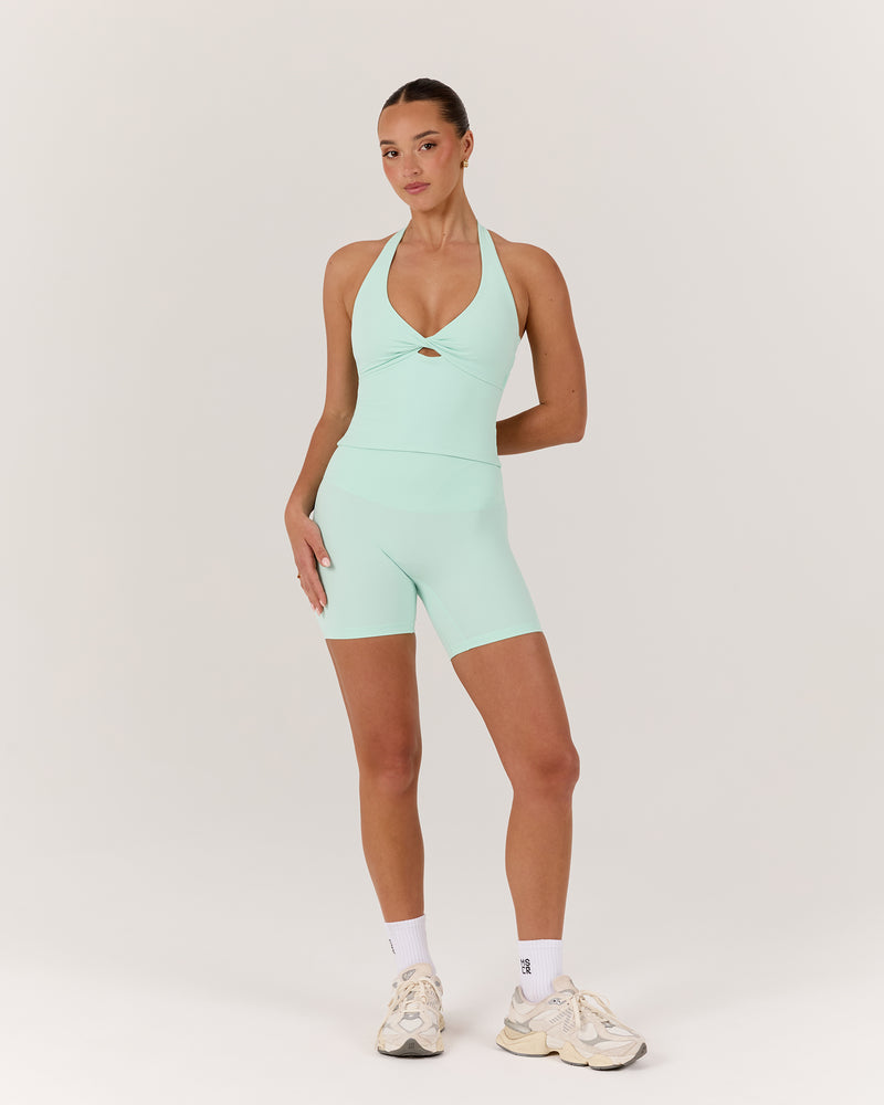 LUXE SABRINA TOP - MINT