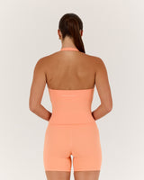 LUXE SABRINA TOP - PEACH