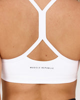 LUXE SOPHIA BRA - WHITE