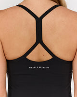 LUXE SOPHIA TOP - BLACK