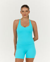 LUXE SOPHIA TOP - TURQUOISE