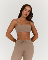 LUXE STRAPPY BANDEAU - LILLY TAUPE