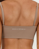 LUXE STRAPPY BANDEAU - LILLY TAUPE