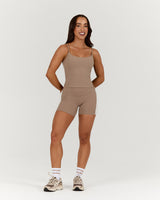 LUXE STRAPPY CAMI - LILLY TAUPE