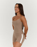LUXE STRAPPY CAMI - LILLY TAUPE