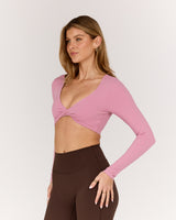 LUXE TAI LONG SLEEVE TOP - BLOOM