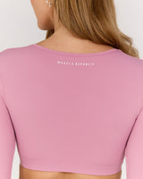 LUXE TAI LONG SLEEVE TOP - BLOOM