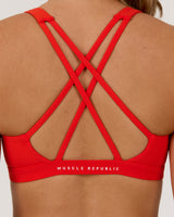 LUXE TESSA BRA - FIERY RED