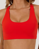 LUXE TESSA BRA - FIERY RED