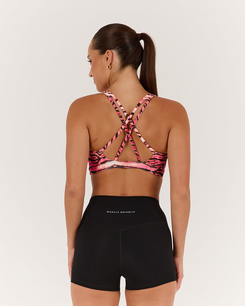 LUXE TESSA BRA - TIGER PEACH