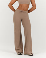 LUXE WIDE LEG PANT - LILLY TAUPE