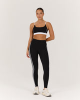LUXE WILLOW BRA - BLACK WHITE