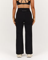 LUXE YIN PETITE WIDE LEG PANT - BLACK