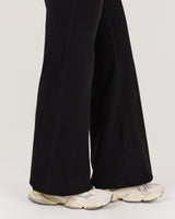 LUXE YIN PETITE WIDE LEG PANT - BLACK