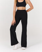 LUXE YIN TALL WIDE LEG PANT - BLACK