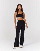 LUXE YIN WIDE LEG PANT - BLACK