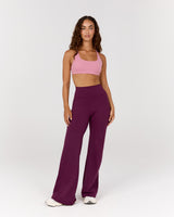 LUXE YIN WIDE LEG PANT - BEET