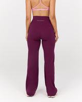 LUXE YIN WIDE LEG PANT - BEET