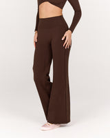 LUXE YIN WIDE LEG PANT - FONDANT