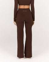 LUXE YIN WIDE LEG PANT - FONDANT