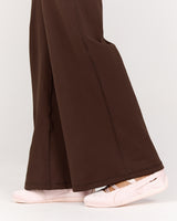 LUXE YIN WIDE LEG PANT - FONDANT