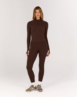LUXE ZIP UP JACKET - FONDANT