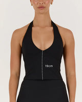 LUXE CLARA TOP - BLACK