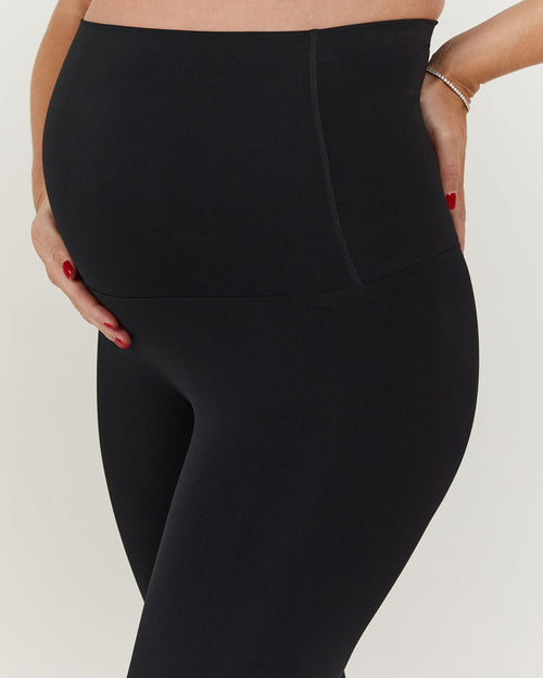 LUXE MATERNITY LEGGINGS FULL - BLACK